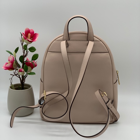 Michael Kors Abbey Medium Pebbled Leather Backpack - Picture 6 of 8